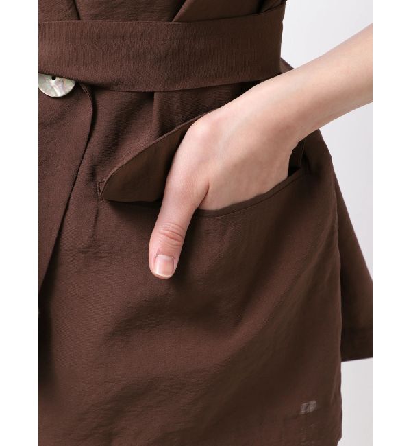 LAGUNAMOON「シェルボタンシアージャケット」|テーラードジャケット|