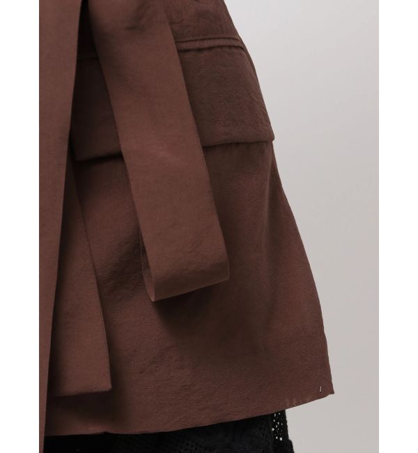 LAGUNAMOON「シェルボタンシアージャケット」|テーラードジャケット|