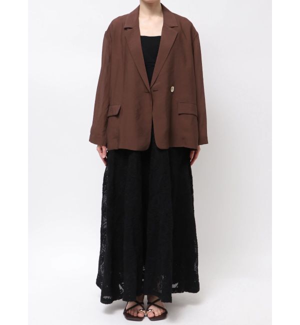 LAGUNAMOON「シェルボタンシアージャケット」|テーラードジャケット|
