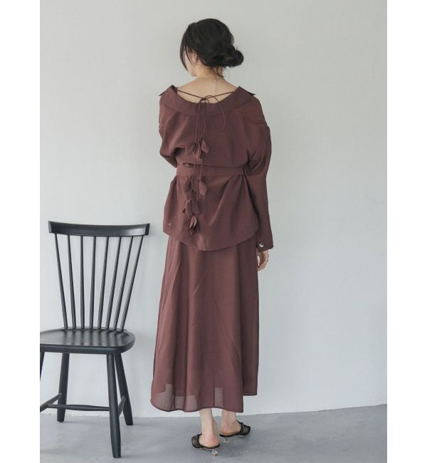 LAGUNAMOON「シェルボタンシアージャケット」|テーラードジャケット|