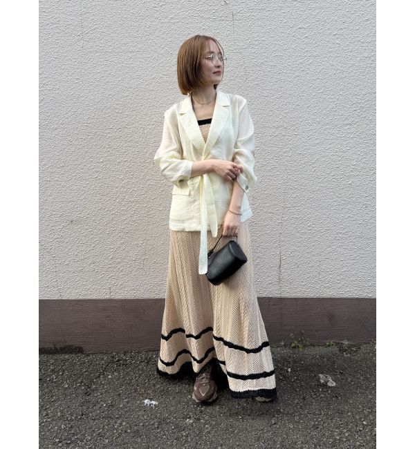 LAGUNAMOON「シェルボタンシアージャケット」|テーラードジャケット|