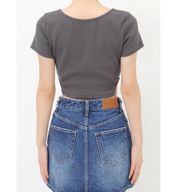 EVRIS「サイドビジューチェーントップス」|Tシャツ・カットソー|