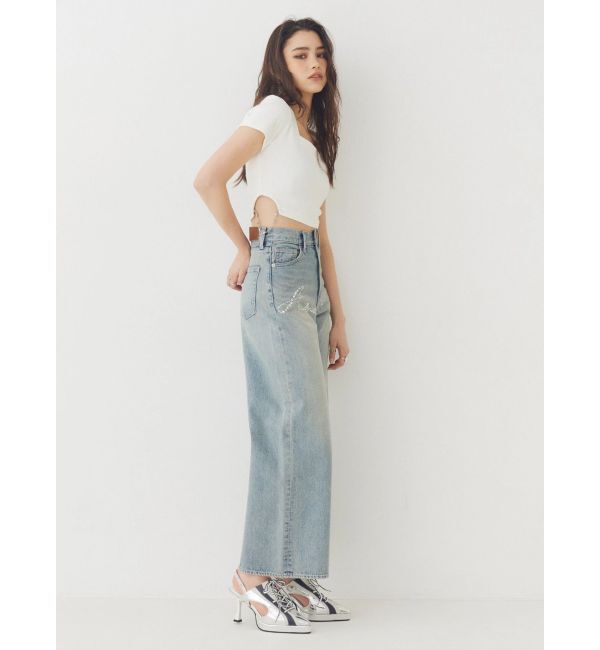 EVRIS「サイドビジューチェーントップス」|Tシャツ・カットソー|