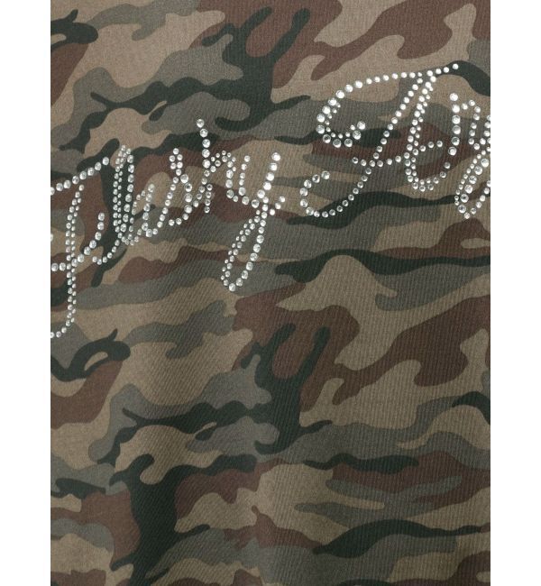 EVRIS「ラインストーンワンショルグラフィックトップス」|Tシャツ・カットソー|