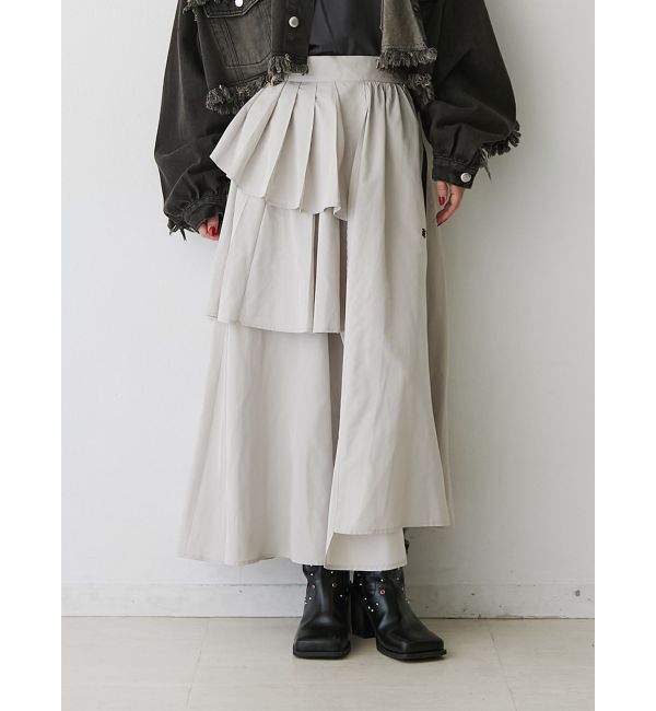jouetie「アシメラインフリルスカート」|スカート|アイボリー