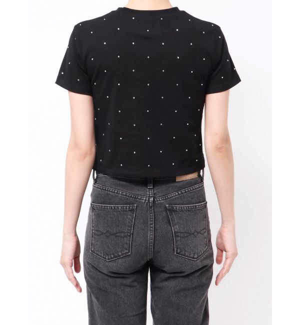 jouetie「ラインストーンロゴTシャツ」|Tシャツ・カットソー|