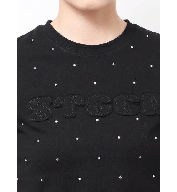 jouetie「ラインストーンロゴTシャツ」|Tシャツ・カットソー|