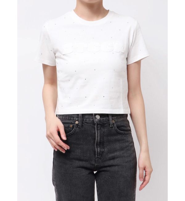 jouetie「ラインストーンロゴTシャツ」|Tシャツ・カットソー|