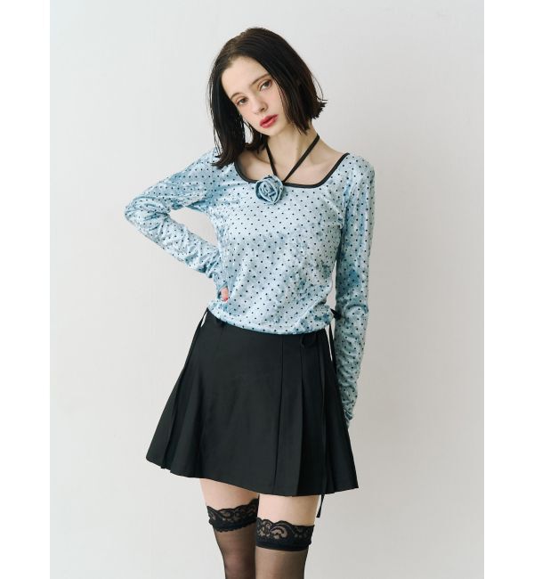 jouetie「リボンプリーツスカパン【セットアップ対応】」|スカート|