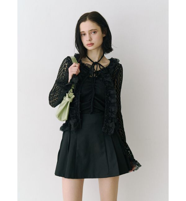 jouetie「リボンプリーツスカパン【セットアップ対応】」|スカート|