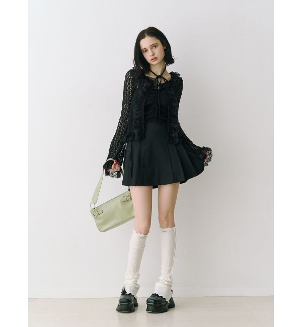 jouetie「リボンプリーツスカパン【セットアップ対応】」|スカート|