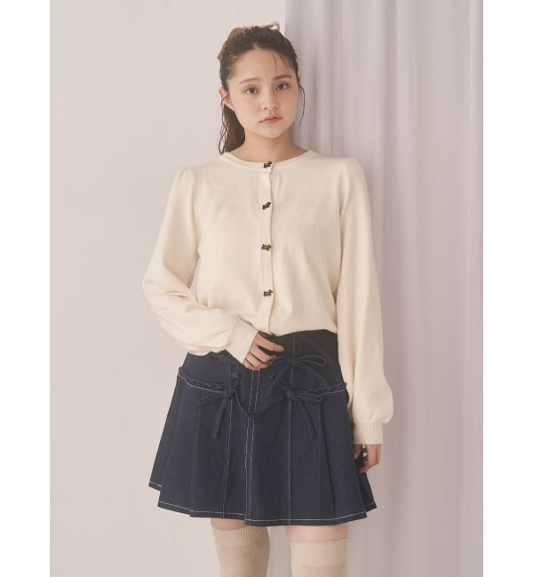 merry jenny「terrier button knit cardigan」|カーディガン|
