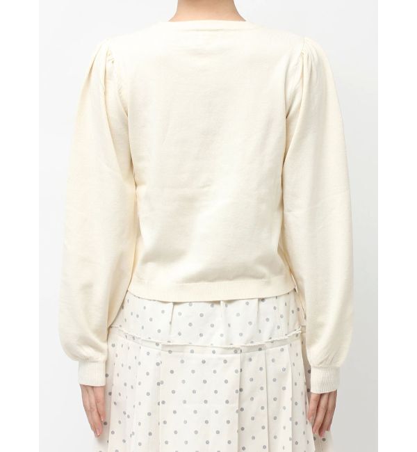 merry jenny「terrier button knit cardigan」|カーディガン|