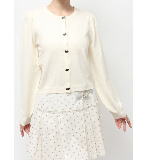 merry jenny「terrier button knit cardigan」|カーディガン|
