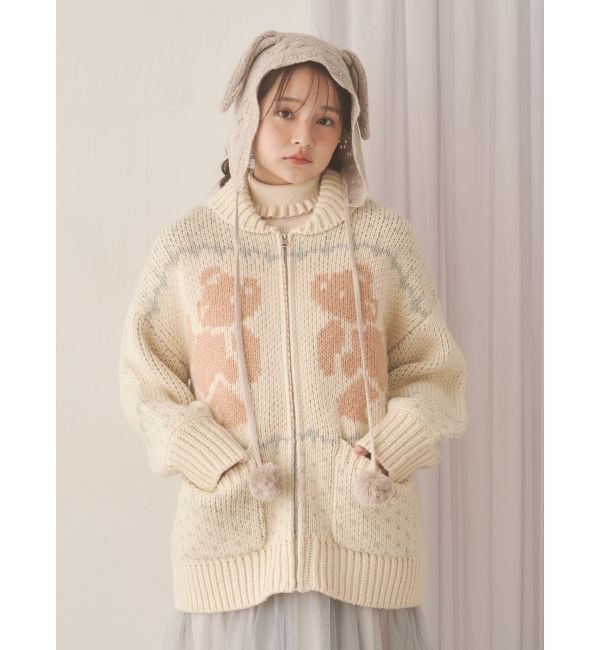 merry jenny「animal lace knit cap」|その他|