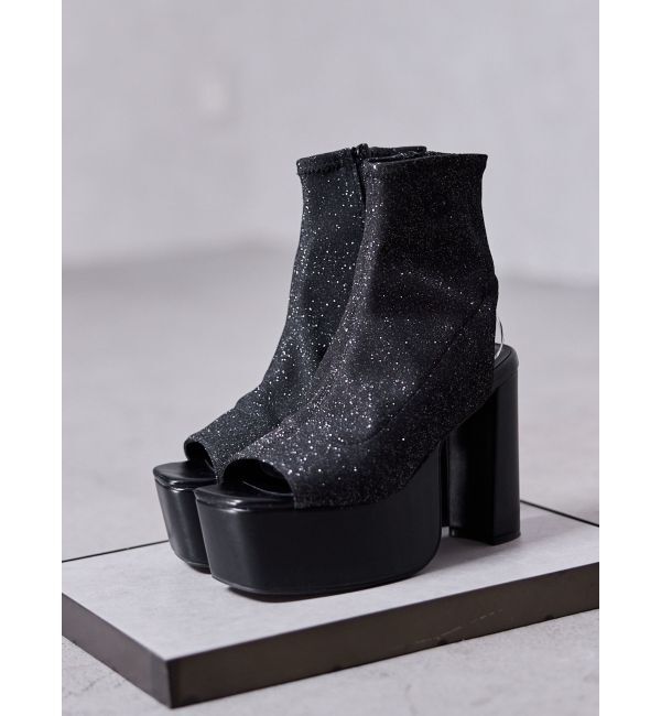 GYDA「GD GLITTERブーツサンダル」|サンダル|