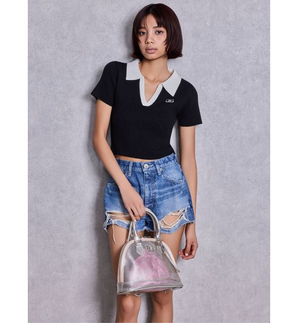 GYDA「SymmetryGYDA GLITTERクリアBAG」|ハンドバッグ|