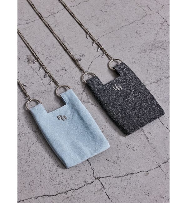 GYDA「GG GLITTERスマホショルダーBAG」|ショルダー・メッセンジャー|