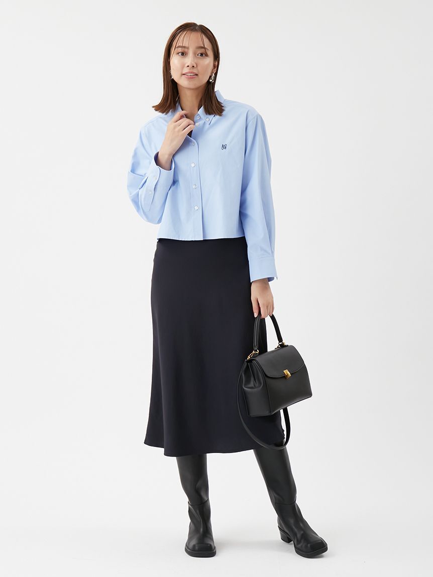 Mila Owen「クワットサテンナロースカート」|スカート|