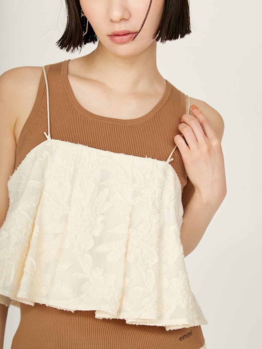 emmi atelier「タックビスチェ」|ベスト・ジレ|IVR