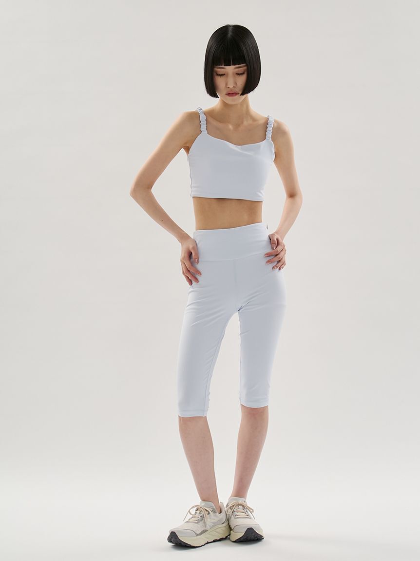 emmi yoga「【Sustainaretch】ハーフレギンス/UVカット/接触冷感」|その他|