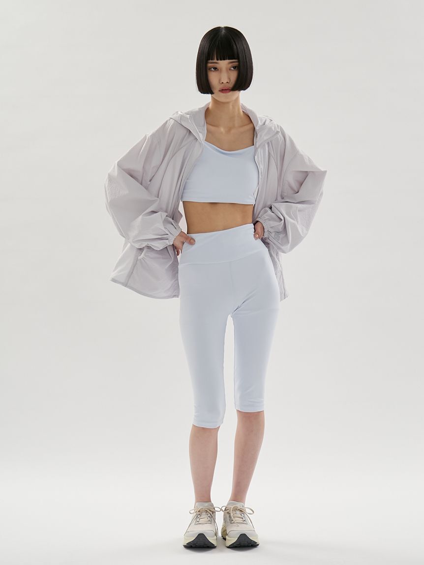 emmi yoga「【Sustainaretch】ハーフレギンス/UVカット/接触冷感」|その他|