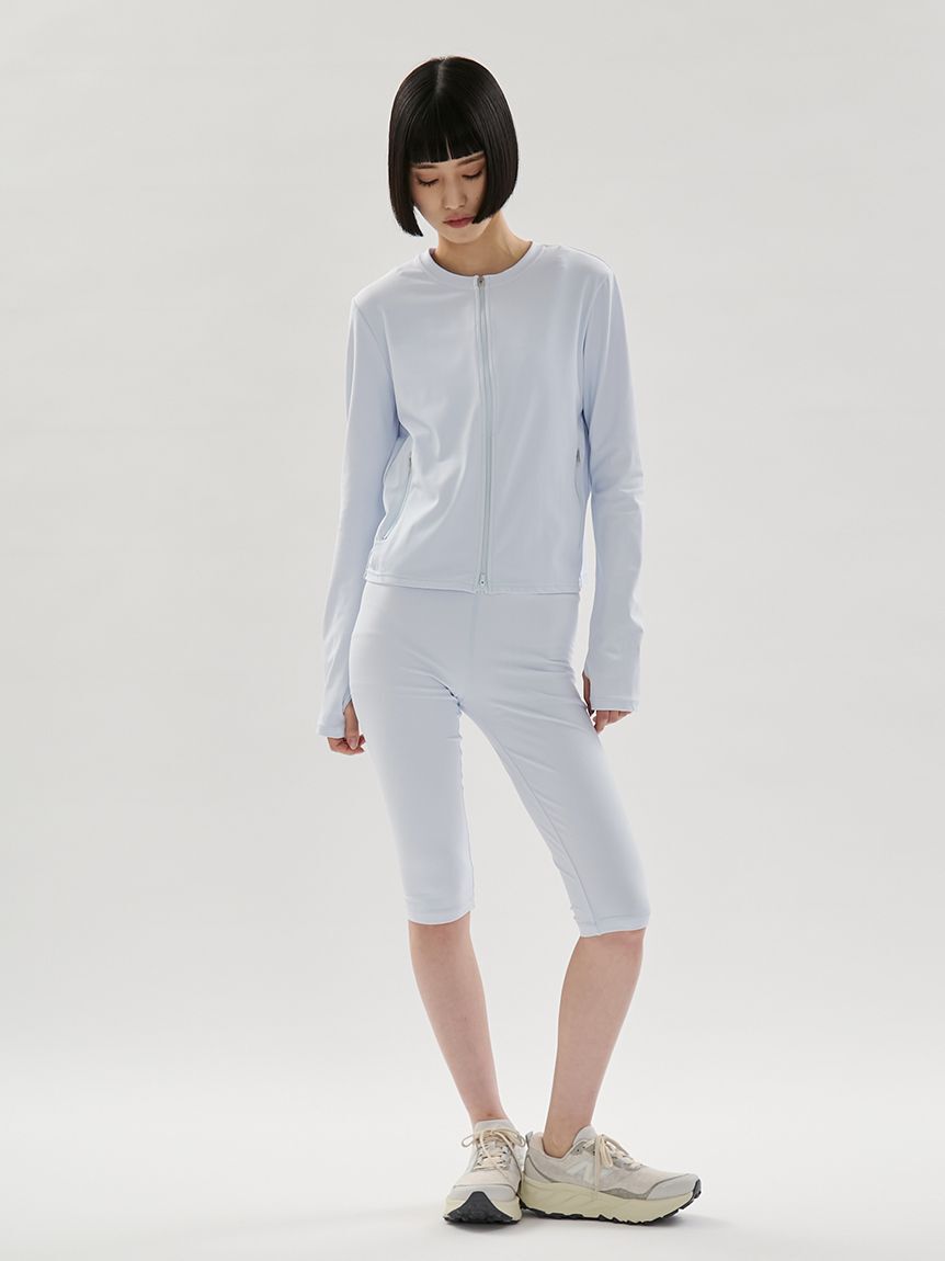 emmi yoga「【Sustainaretch】ハーフレギンス/UVカット/接触冷感」|その他|