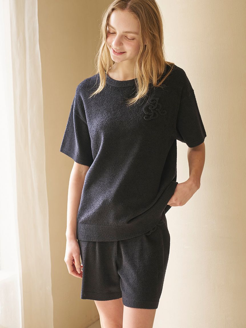 gelato pique「【JOEL ROBUCHON】【接触冷感】スムーズィーliteクールワンポイントロゴ刺繍ショートパンツ」|ルームウェア|