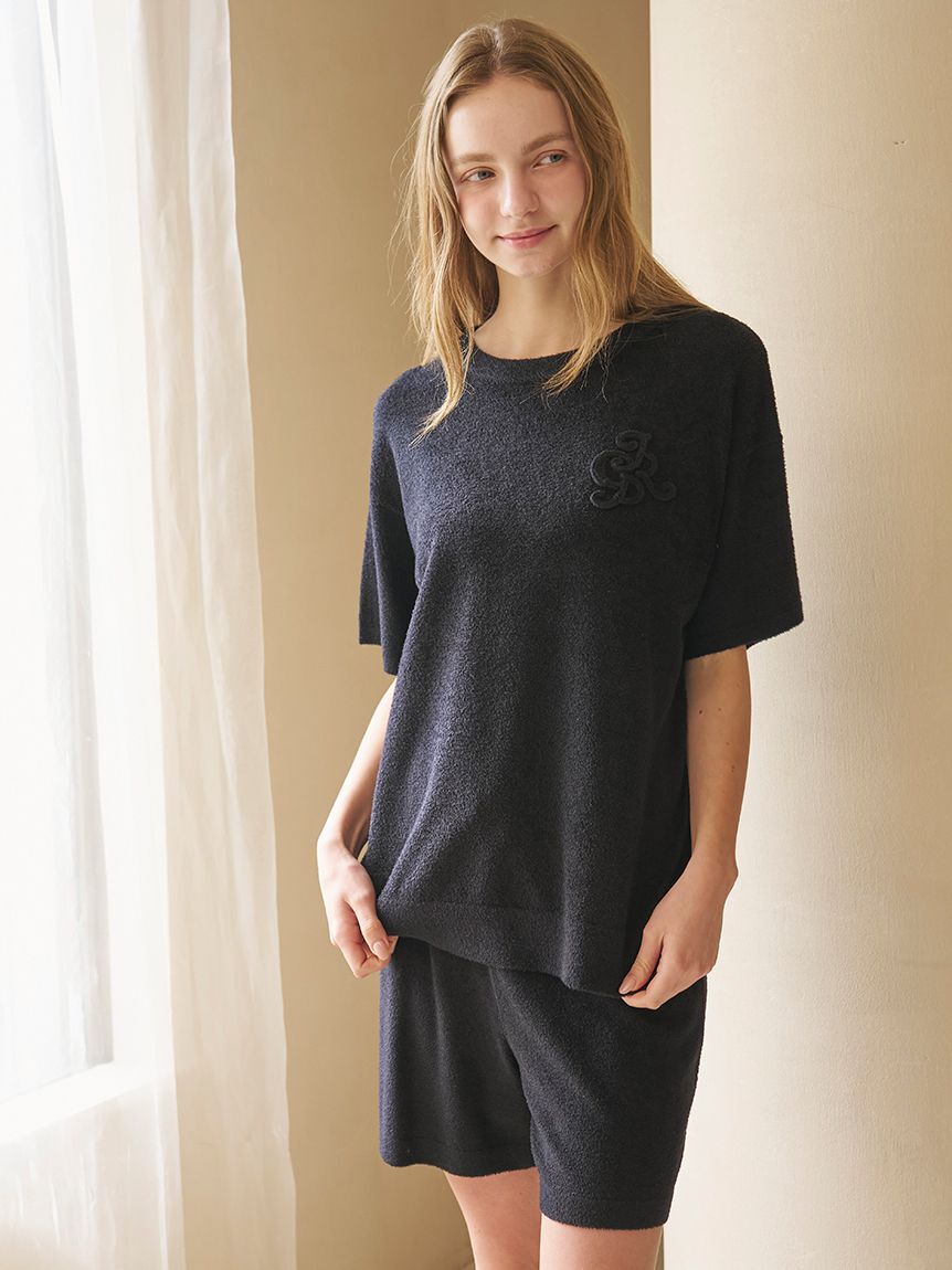 gelato pique「【JOEL ROBUCHON】【接触冷感】スムーズィーliteクールワンポイントロゴ刺繍ショートパンツ」|ルームウェア|