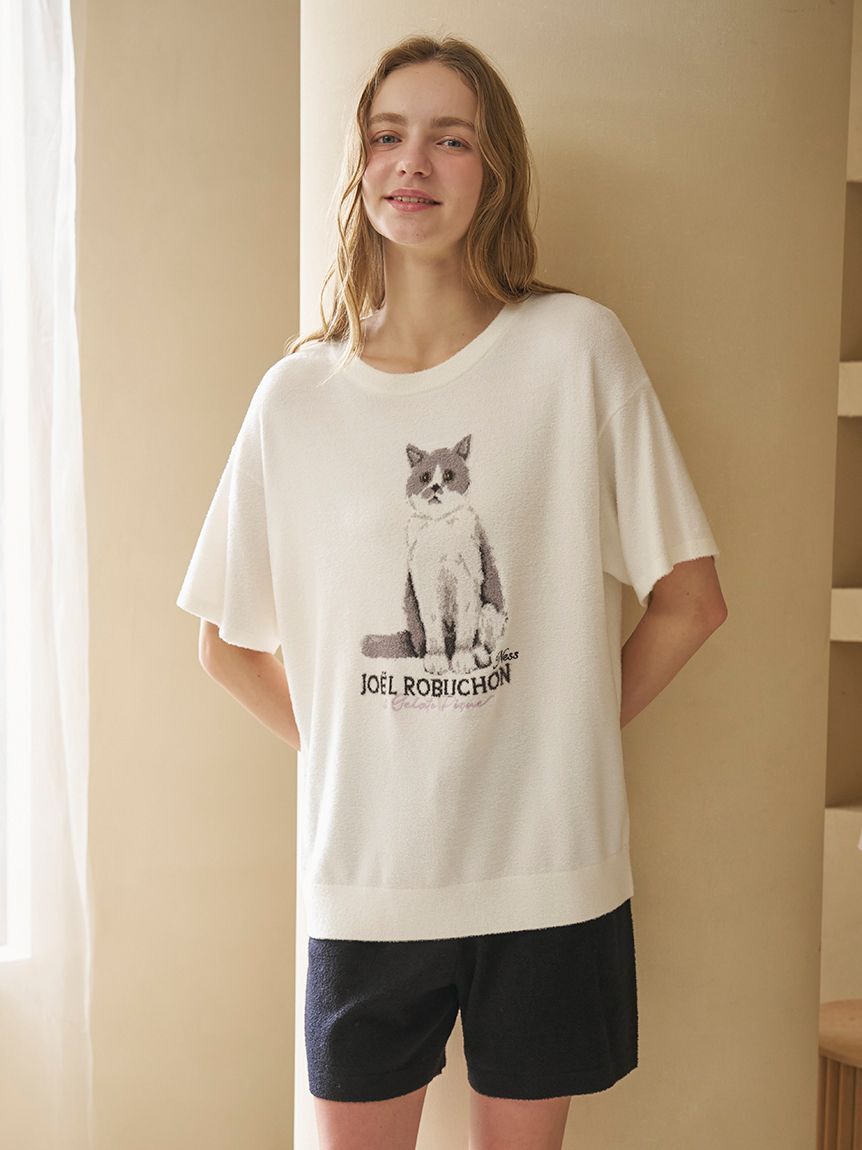 gelato pique「【JOEL ROBUCHON】【接触冷感】スムーズィーliteクールワンポイントロゴ刺繍ショートパンツ」|ルームウェア|