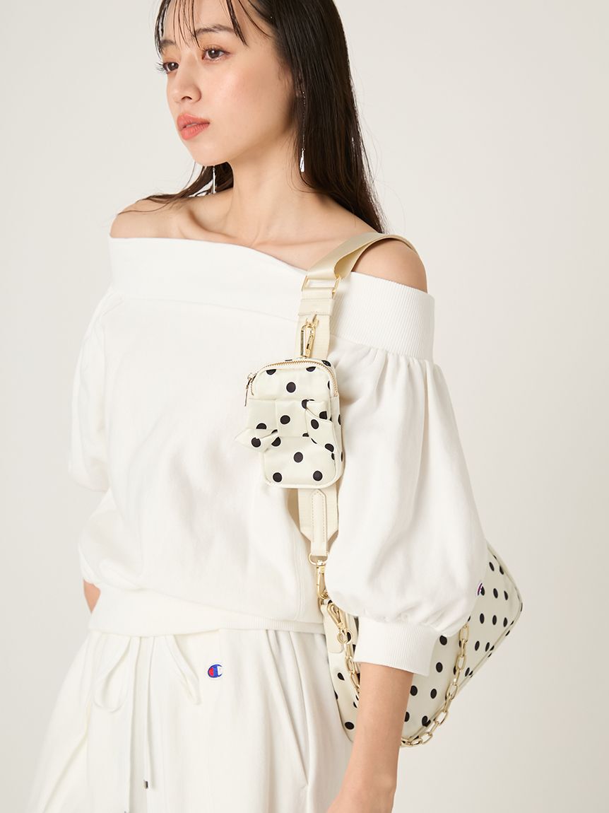 FRAY I.D「リボンポーチマルチショルダーバッグ」|ショルダー・メッセンジャー|