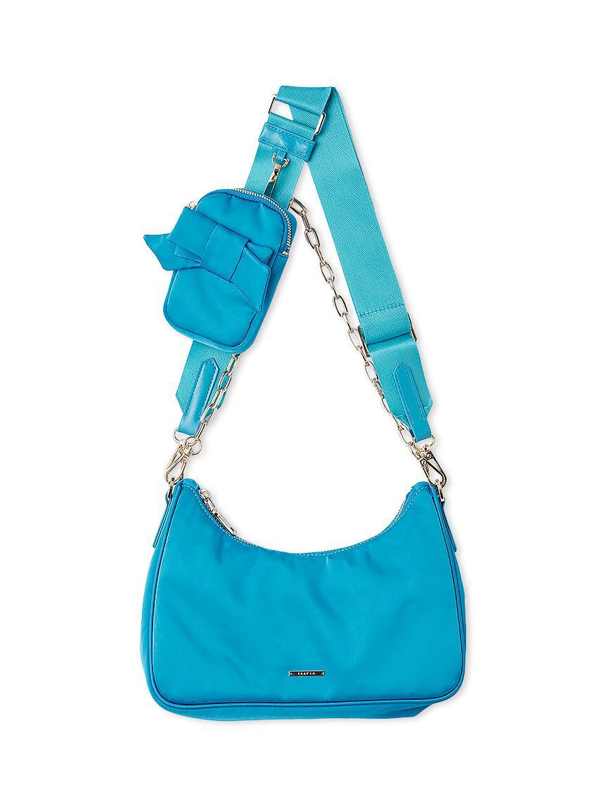 FRAY I.D「リボンポーチマルチショルダーバッグ」|ショルダー・メッセンジャー|BLU