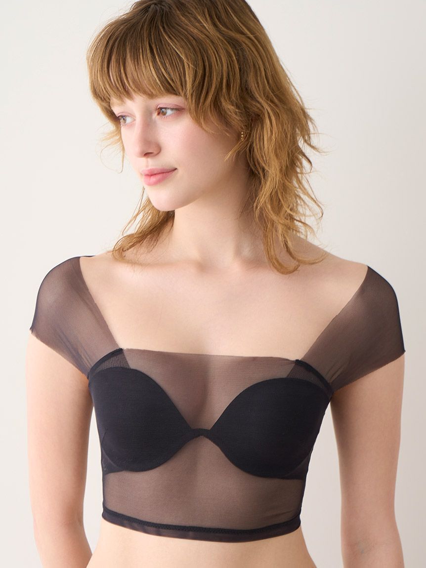 LILY BROWN Lingerie「【LILY BROWN Lingerie】シアーファンデブラトップス」|インナー|
