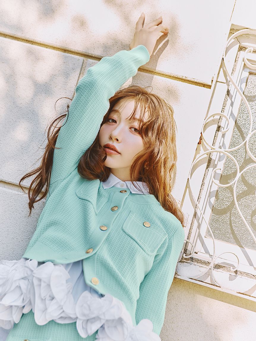 LILY BROWN「コットンニットミニスカート」|スカート|