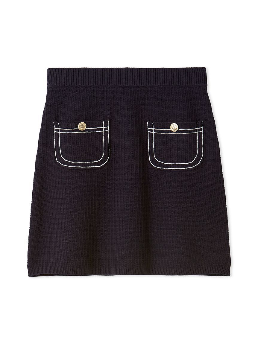 LILY BROWN「コットンニットミニスカート」|スカート|