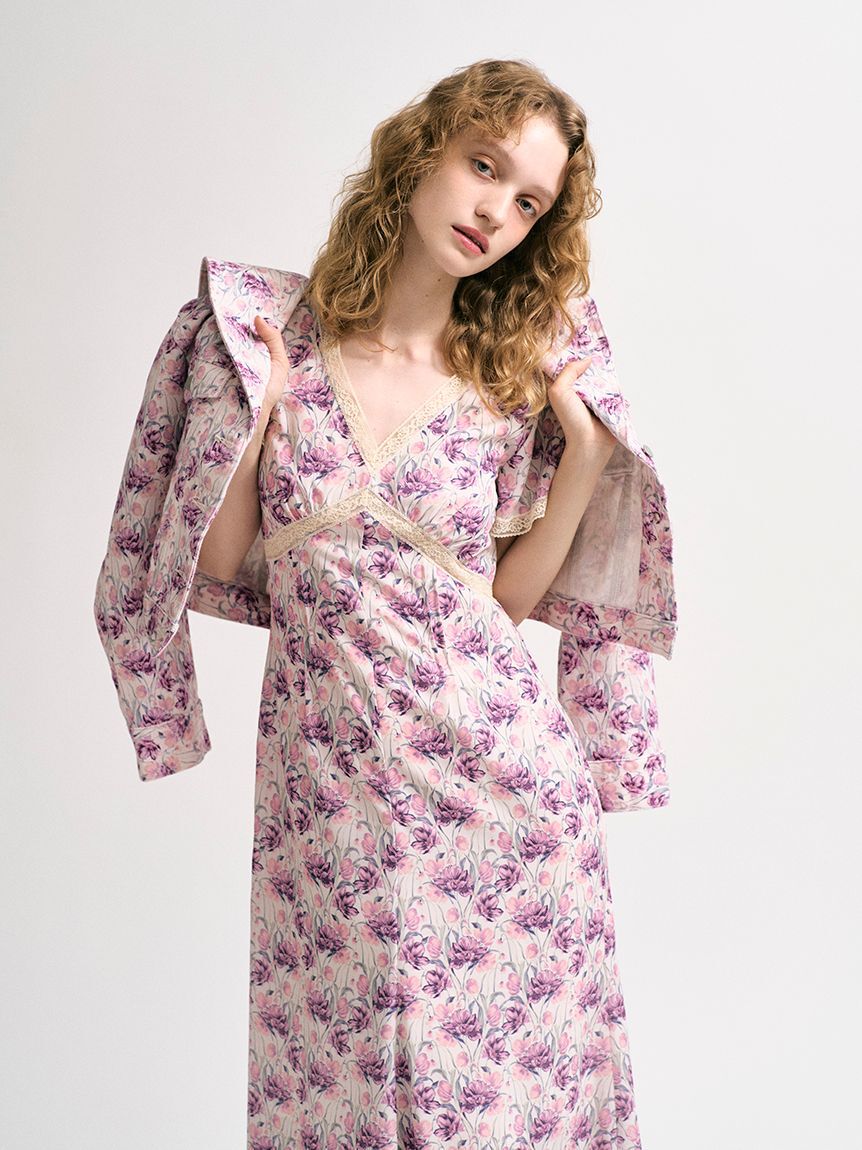 LILY BROWN「セーラーデニムジャケット」|デニムジャケット|