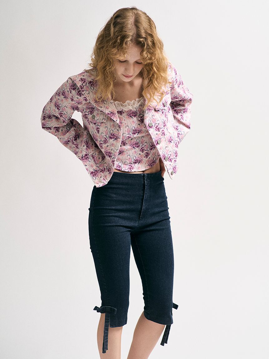 LILY BROWN「セーラーデニムジャケット」|デニムジャケット|