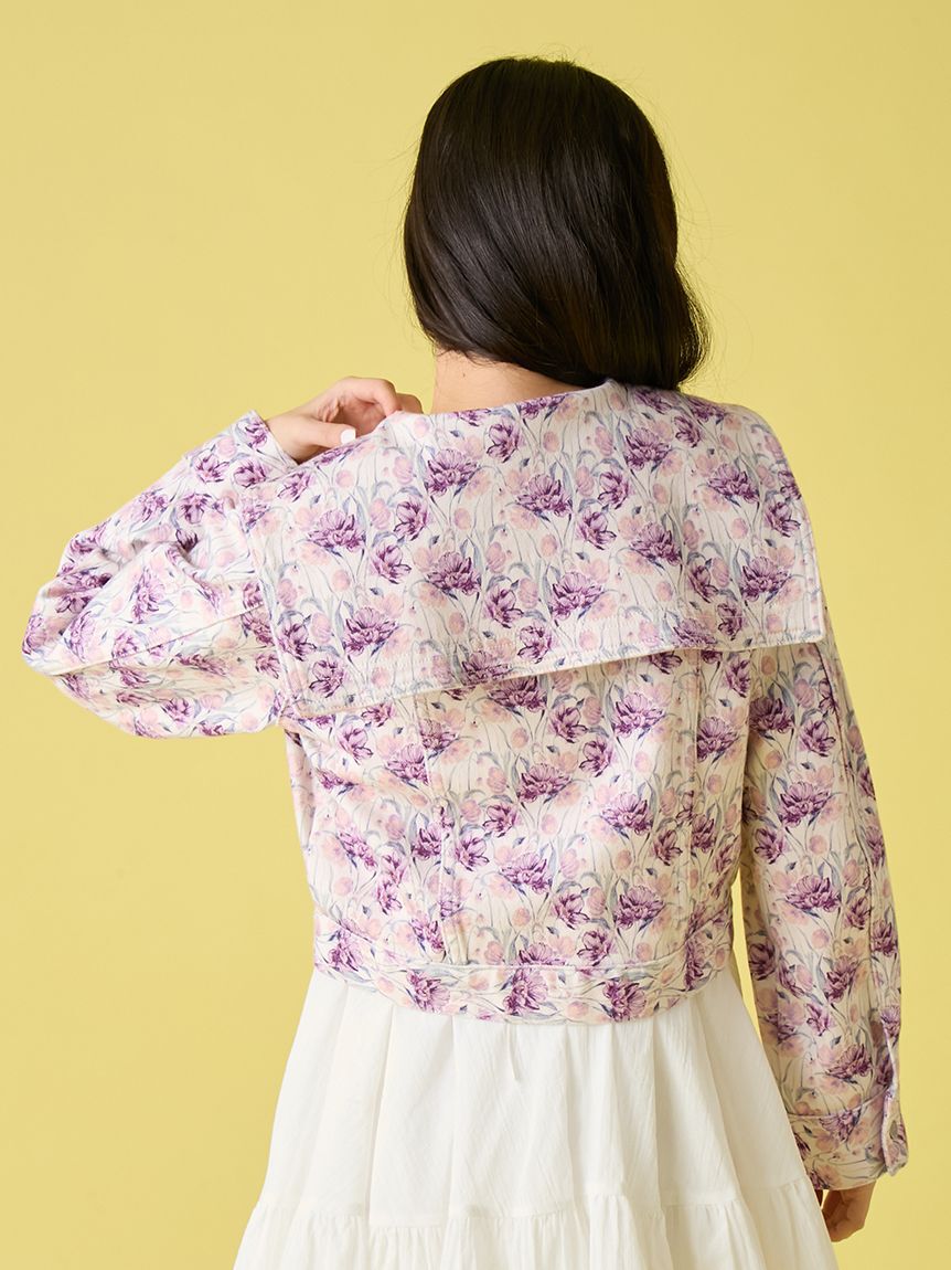 LILY BROWN「セーラーデニムジャケット」|デニムジャケット|