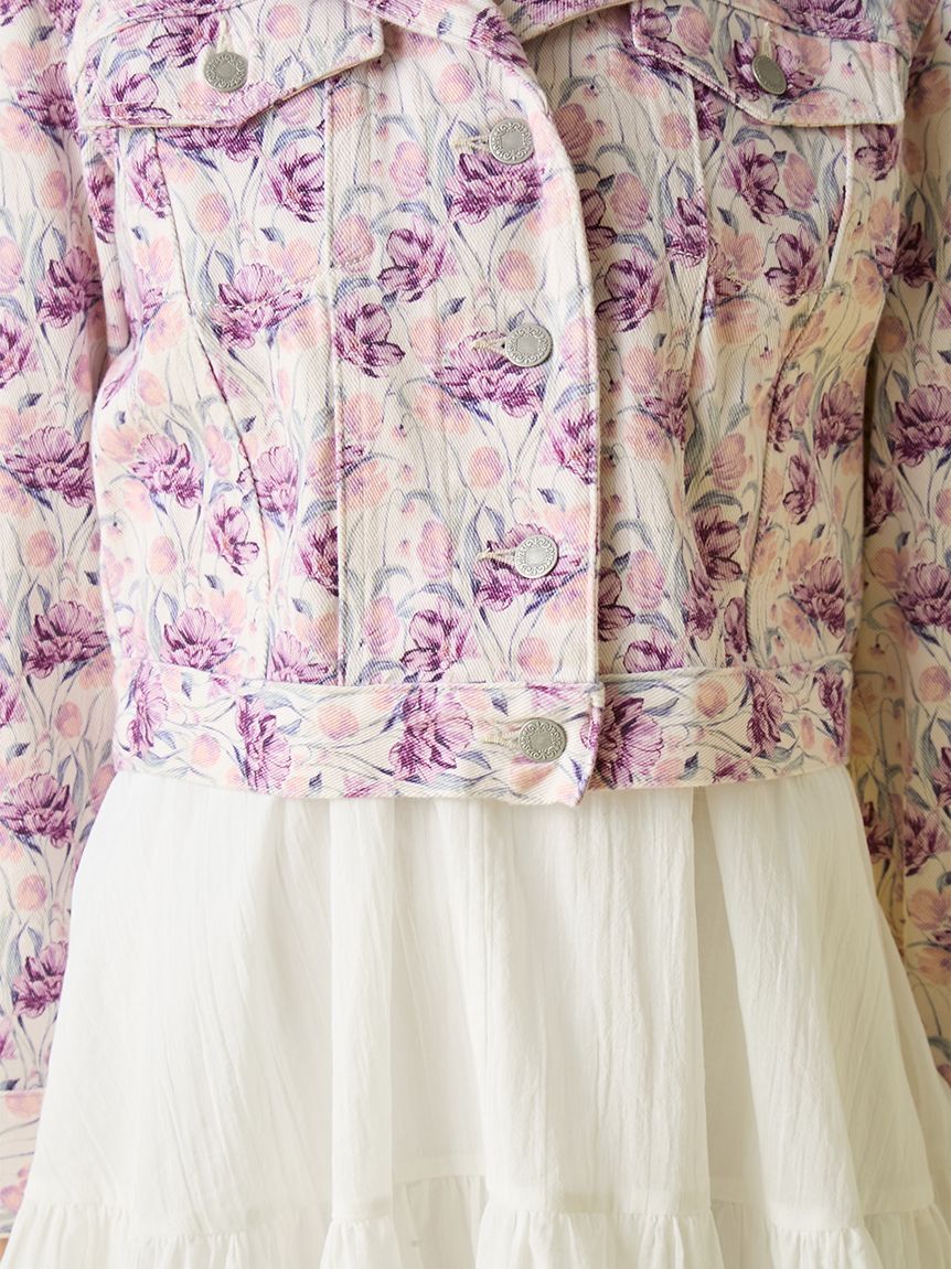 LILY BROWN「セーラーデニムジャケット」|デニムジャケット|