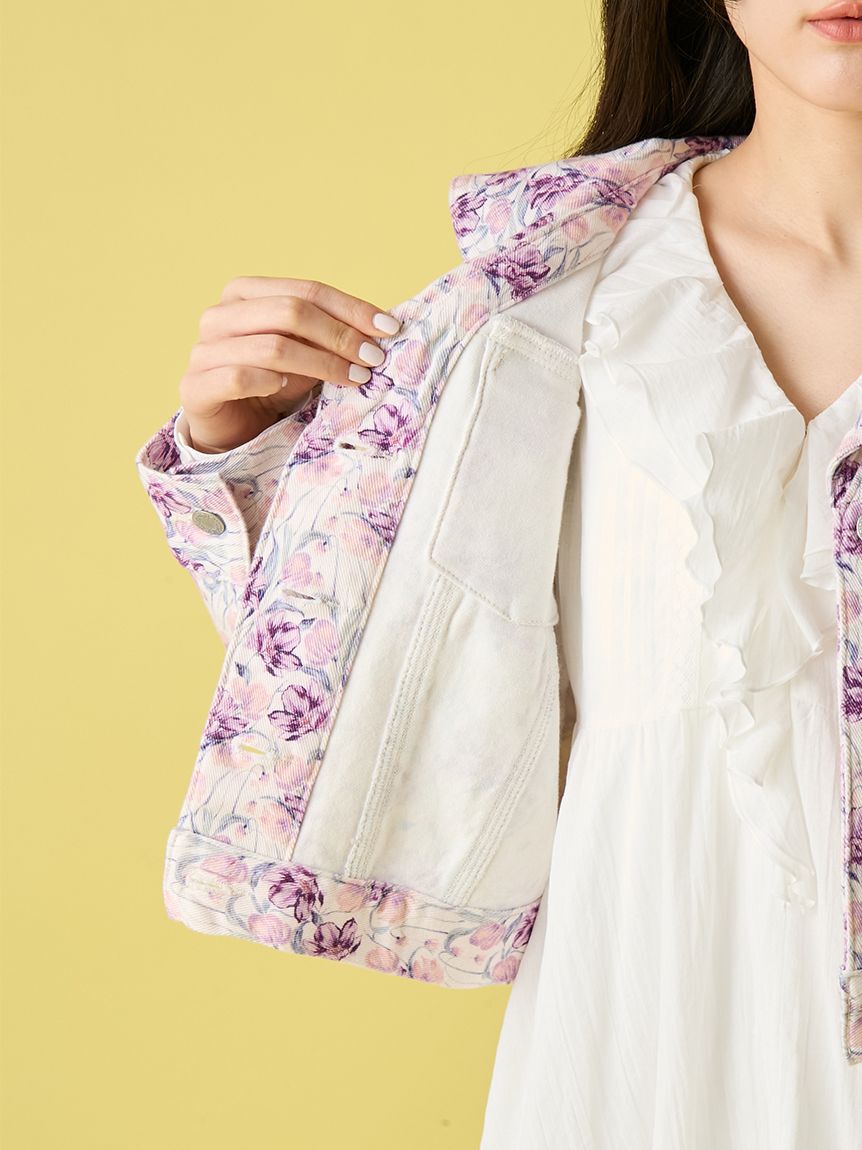 LILY BROWN「セーラーデニムジャケット」|デニムジャケット|