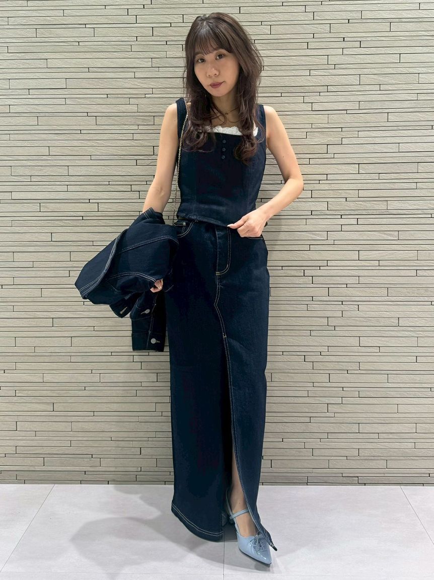 LILY BROWN「セーラーデニムジャケット」|デニムジャケット|