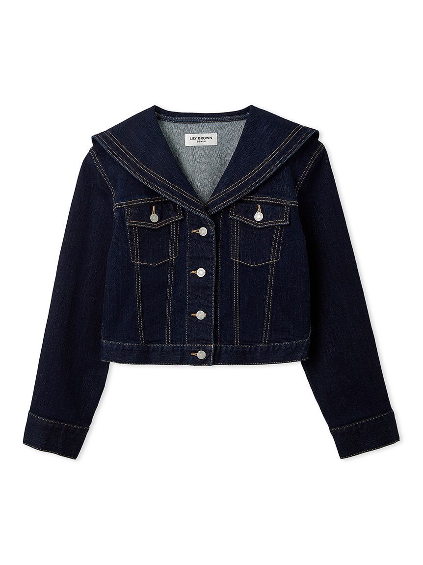 LILY BROWN「セーラーデニムジャケット」|デニムジャケット|