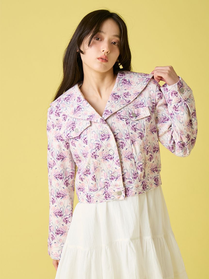 LILY BROWN「セーラーデニムジャケット」|デニムジャケット|FLOWER