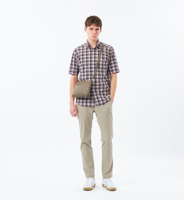 MACKINTOSH PHILOSOPHY「BUCKINGHAM BEAR 半袖ボタンダウン マドラスチェック」|シャツ・ブラウス|