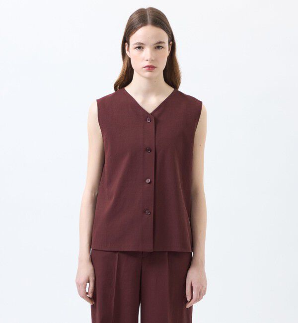 MACKINTOSH PHILOSOPHY「ドライオックスフォード2WAYブラウス」|シャツ・ブラウス|