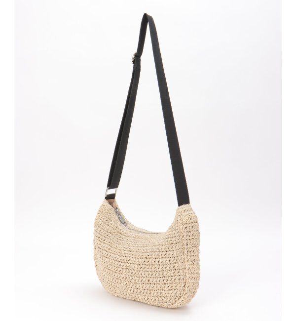 ikka「雑材ハーフムーンショルダーバッグ」|その他|