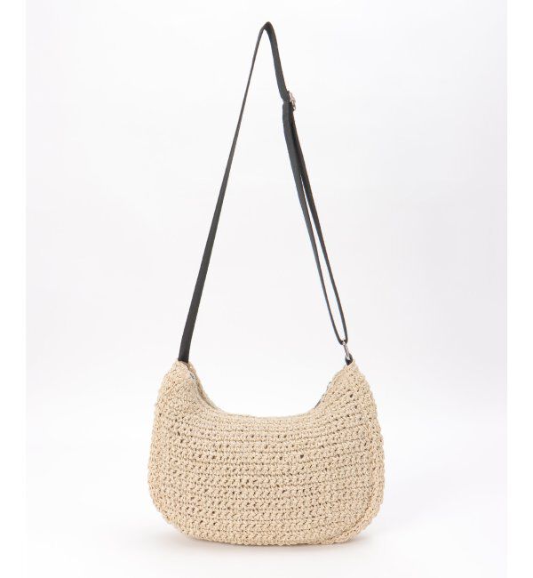 ikka「雑材ハーフムーンショルダーバッグ」|その他|