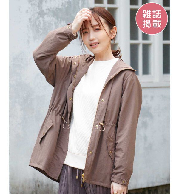 ikka「ハッスイマウンテンパーカ」|ブルゾン・スタジャン|ローズピンク