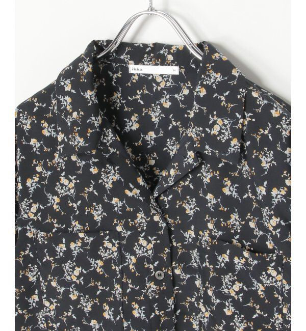 ikka「涼やか開襟ポケ付きシャツ」|シャツ・ブラウス|