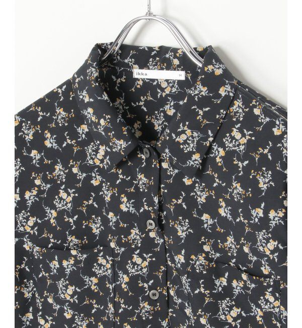 ikka「涼やか開襟ポケ付きシャツ」|シャツ・ブラウス|